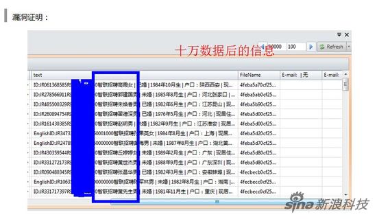 乌云曝智联招聘86万用户简历信息泄露漏洞