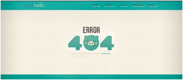 独特的404页面设计