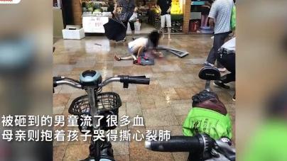 高空坠物砸中幼童 小区高空窗户坠落砸中幼童